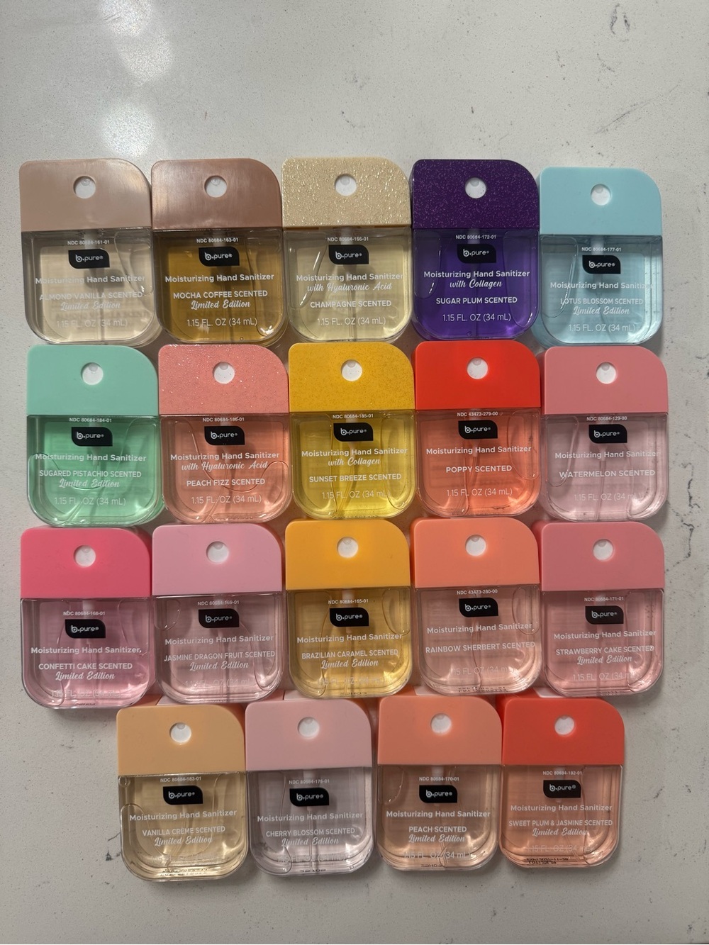 BPure 15 Travel Hand Sanitizer set